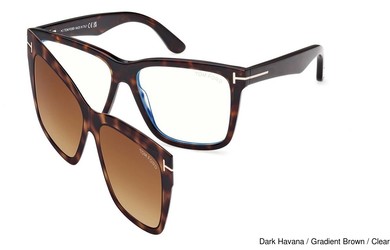 Tom Ford Eyeglasses FT6069-B Clip-On 052