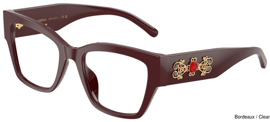 Dolce Gabbana Eyeglasses DG3435B 3091
