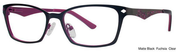 Fashiontabulous Eyeglasses 10X237 Mte Blk/Fuchsia