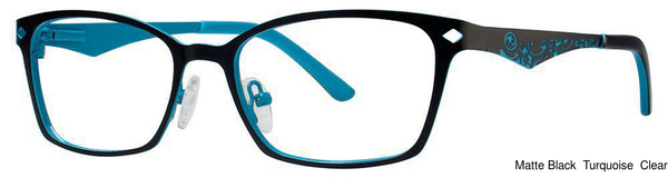 Fashiontabulous Eyeglasses 10X237 Matte Blck/Turq