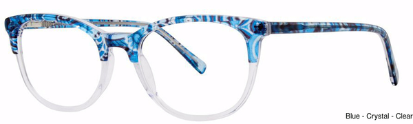 Fashiontabulous Eyeglasses 10X254 Blue/Crystal