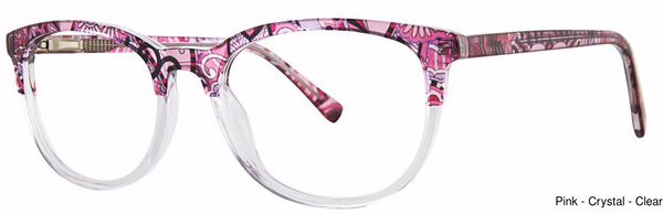 Fashiontabulous Eyeglasses 10X254 Pink/Crystal