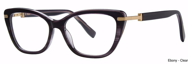 Genevieve Paris Design Eyeglasses Knowing Ebony