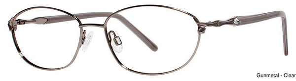 Genevieve Paris Design Eyeglasses Opal Gunmetal