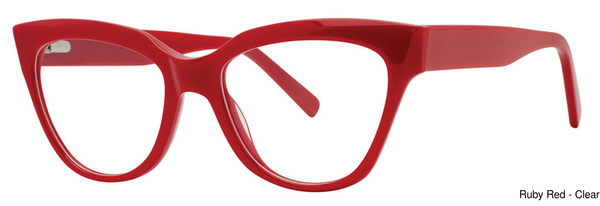 Genevieve Paris Design Eyeglasses Perception Ruby Red