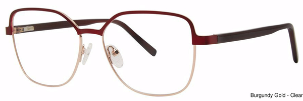 Genevieve Paris Design Eyeglasses Platform Burg/Gold