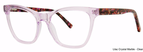Genevieve Paris Design Eyeglasses Quentin Lilac Crys/Mrbl