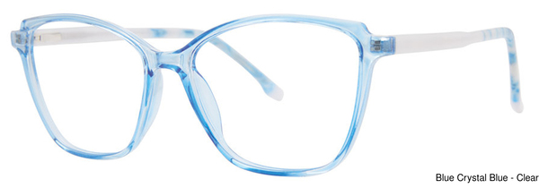 Genevieve Paris Design Eyeglasses Rely Blue Cry/Blu
