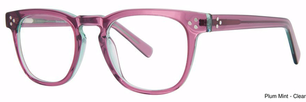 Genevieve Paris Design Eyeglasses Together Plum/Mint