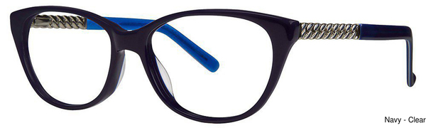 Genevieve Paris Design Eyeglasses Willow Navy
