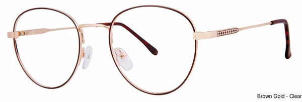Modern Times Eyeglasses Convince Brown/Gold