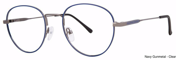 Modern Times Eyeglasses Convince Navy/Gunmetal