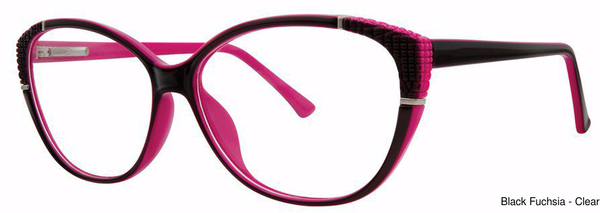 Modern Times Eyeglasses Fearless Black/Fuchsia