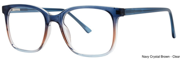 Modern Plastics II Gradient Navy Crystal/Brown