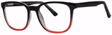 Black Red Crystal - Clear
