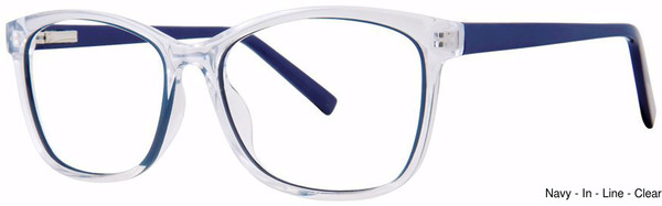 Modern Plastics II Lauren Navy-In-Line