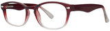 Burgundy Fade - Clear