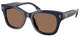 Navy - Solid Brown