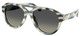 Blu Ivory Horn - Lt Gry Grad Dk Gry