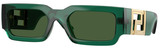 Transparent Green - Dark Green