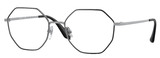 Top Black - Matte Silver - Clear