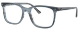 Striped Blue / Clear