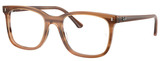 Striped Brown / Clear