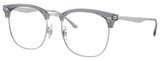 Transparent Grey On Silver - Clear