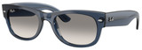 Transp Dk Blue - Clear Grad Grey