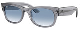 Grey - Clear Gradient Blue