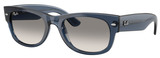 Transp Dk Blue - Clear Grad Grey
