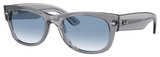 Grey - Clear Gradient Blue