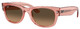 Transp Pink - Lt Brown Grad Blk