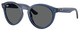 Transparent Navy Blue - Dark Grey