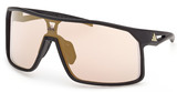 Matte Black - Brown Mirror