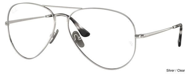 Ray-Ban Eyeglasses RX8789 Aviator Titanium 1002