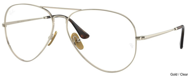 Ray-Ban Eyeglasses RX8789 Aviator Titanium 1246