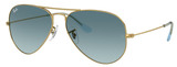 Ray-Ban Sunglasses RB3025 Aviator Large Metal 001/3M