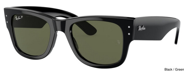 Ray-Ban Sunglasses RB0840S Mega Wayfarer 901/58