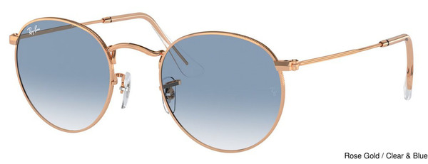 Ray-Ban Sunglasses RB3447 Round Metal 92023F