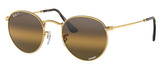 Ray-Ban Sunglasses RB3447 Round Metal 001/G5