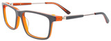 Matt Grey / Crystal Orange / Clear