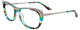 Sh Grey / Turquoise Marbled / Clear