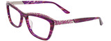 Marbled Purple Silv / Mauve / Clear