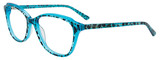 Turquoise Cry / Animal Print / Clear