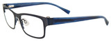 Matt Dark Blue / Clear