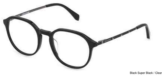 Zadig & Voltaire Eyeglasses VZV310 0BLK