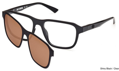 Harley Davidson Eyeglasses HD50023 Clip-on 001