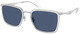Silver / Transp Clear / Blue Solid