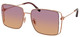Shiny Rose Gold / Sunset Peach Grad